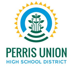Perris union high school district logo