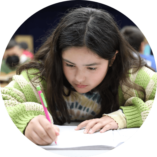 girl writing
