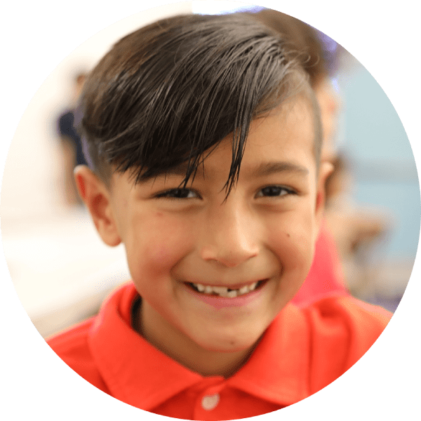boy smiling