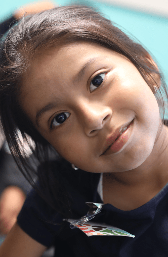 girl smiling