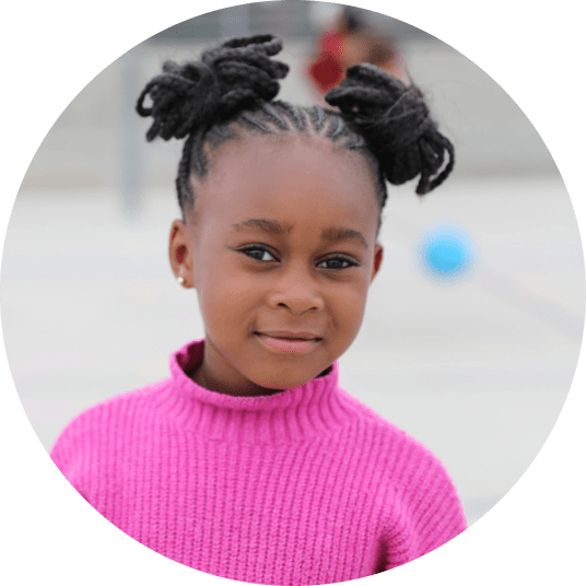 girl smiling