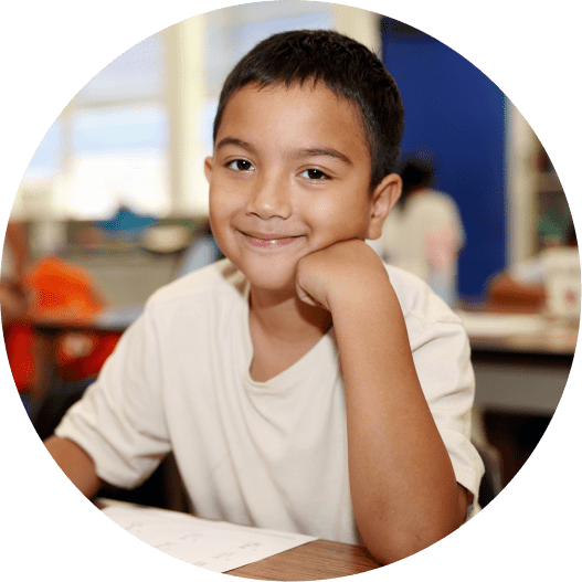 Boy in Classroom